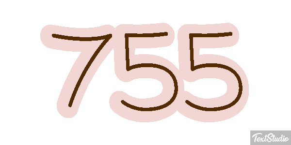755 Текстовый эффект