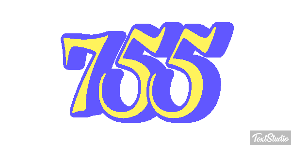 755 Текстовый эффект