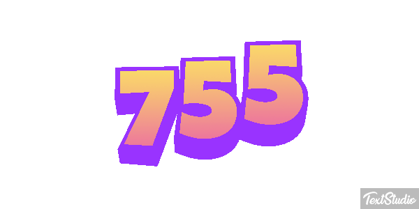 755 Текстовый эффект