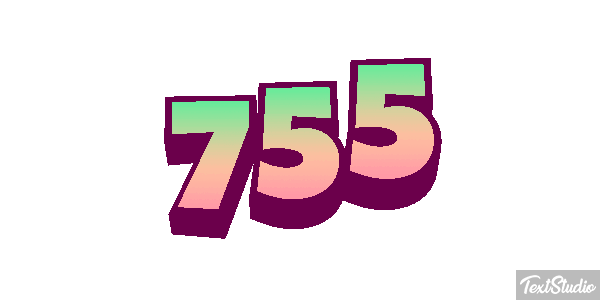 755 Текстовый эффект