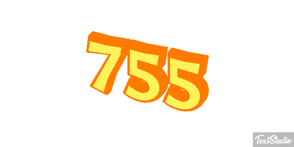 755 Текстовый эффект