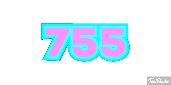 755 Текстовый эффект