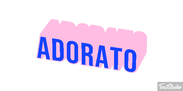 Adorato Effetto testo