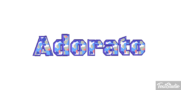 Adorato Effetto testo