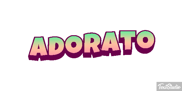 Adorato Effetto testo