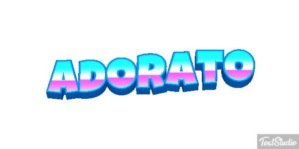 Adorato Effetto testo