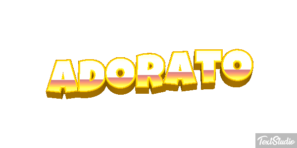 Adorato Effetto testo