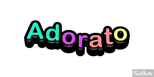 Adorato Effetto testo