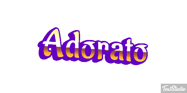 Adorato Effetto testo