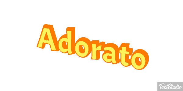 Adorato Effetto testo
