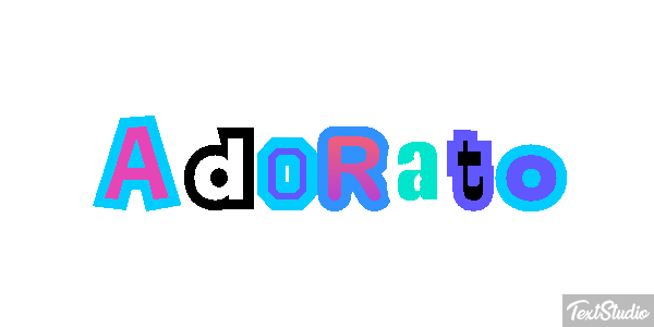 Adorato Effetto testo