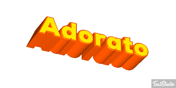 Adorato Effetto testo