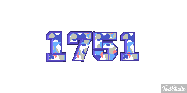 1751 Text effect