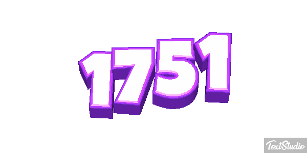 1751 Text effect