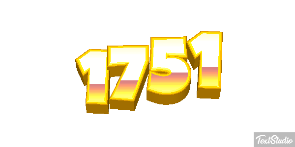 1751 Text effect