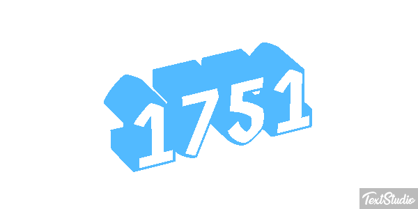 1751 Text effect
