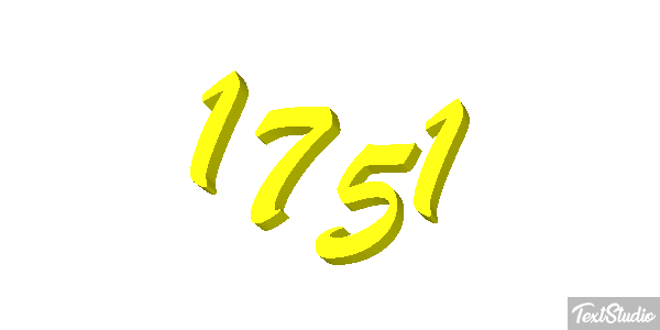 1751 Text effect