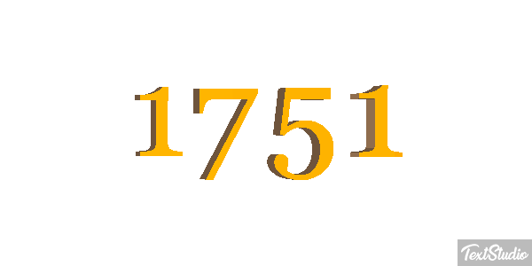 1751 Text effect