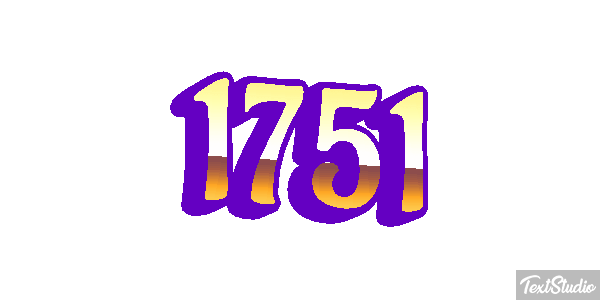 1751 Text effect