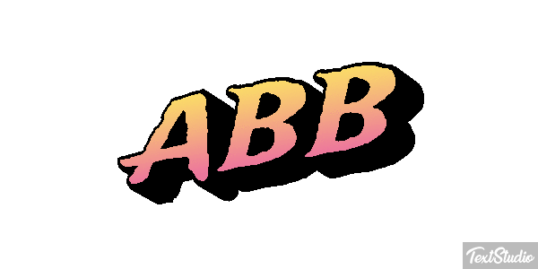 ABB Текстовый эффект