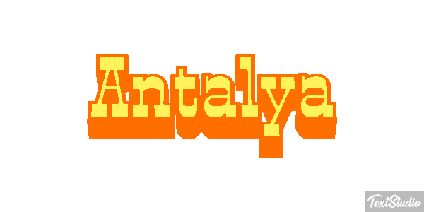 Antalya Effet de texte