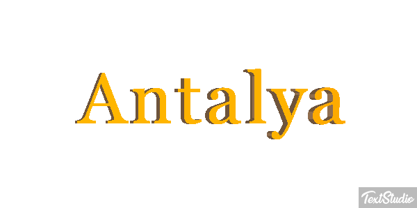Antalya Effet de texte