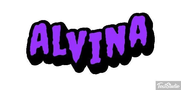 Alvina Text effect