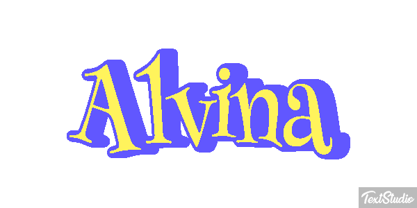 Alvina Text effect