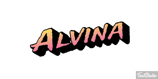 Alvina Text effect