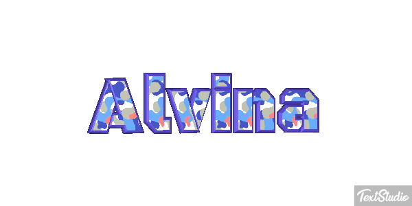 Alvina Text effect