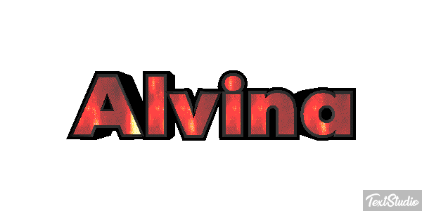 Alvina Text effect