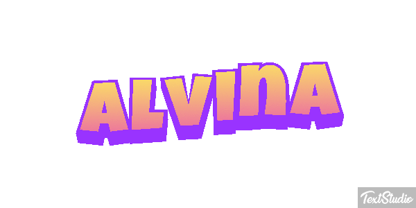 Alvina Text effect