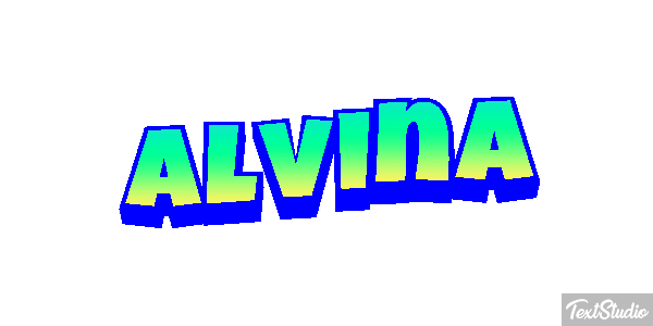 Alvina Text effect