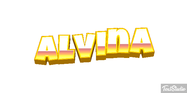 Alvina Text effect