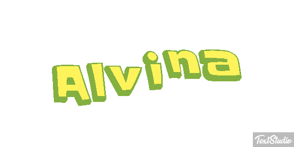 Alvina Text effect