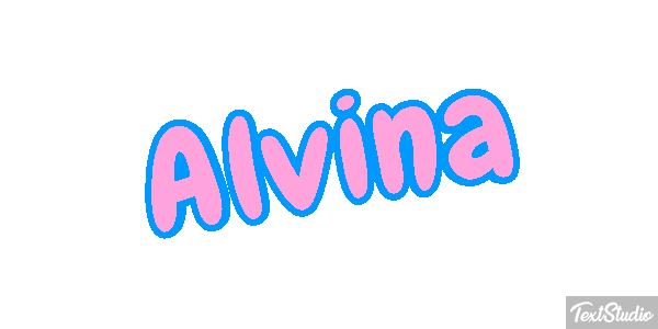 Alvina Text effect