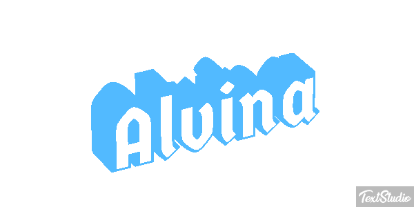 Alvina Text effect
