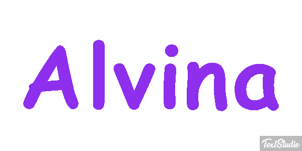 Alvina Text effect