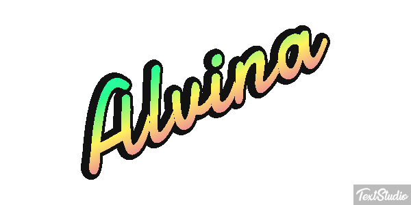 Alvina Text effect