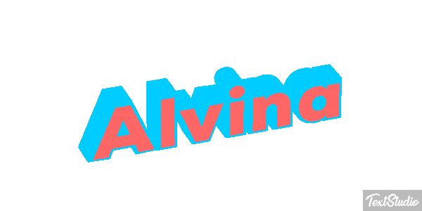 Alvina Text effect