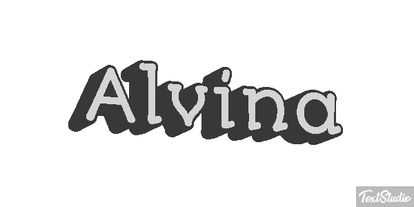 Alvina Text effect