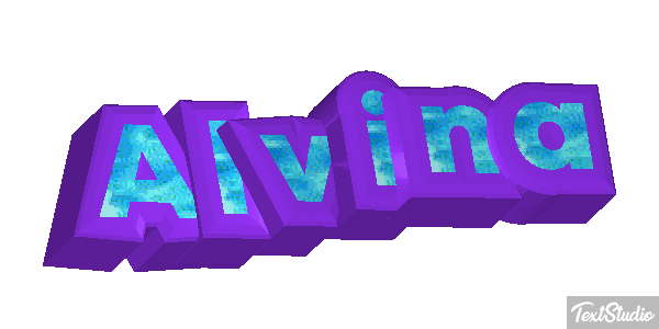 Alvina Text effect