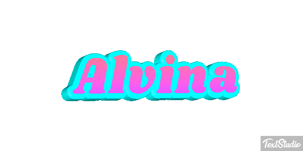 Alvina Text effect
