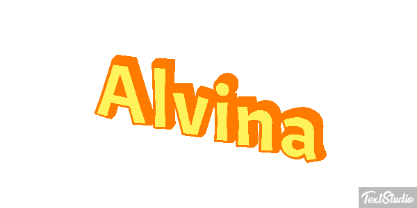 Alvina Text effect