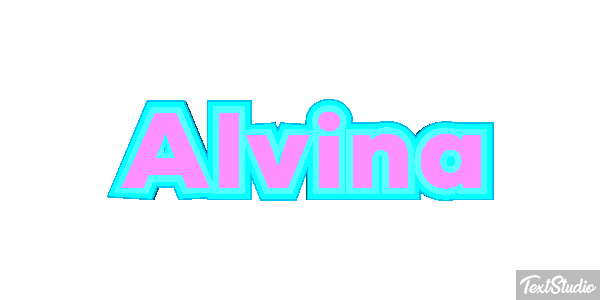 Alvina Text effect