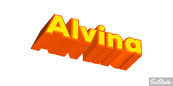 Alvina Text effect