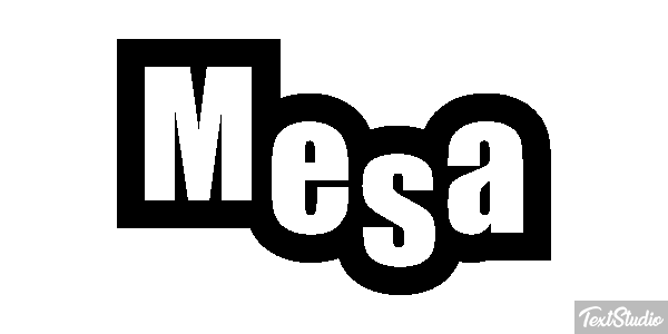 Mesa Efekt tekstowy