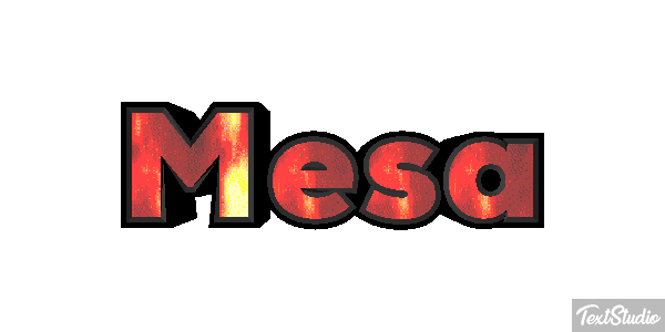 Mesa Efekt tekstowy