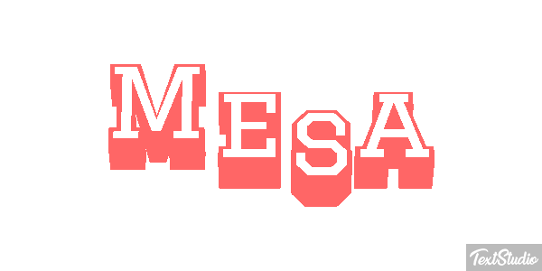 Mesa Efekt tekstowy