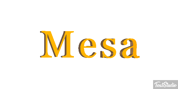 Mesa Efekt tekstowy